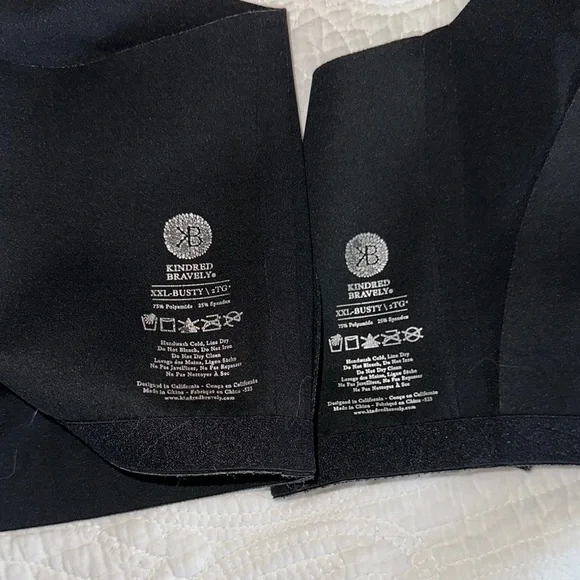 Two Kindred Bravely Nursing Bras, black, XXL-busty - Picture 2 of 4